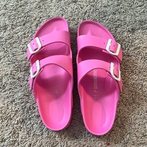 pink Birkenstocks